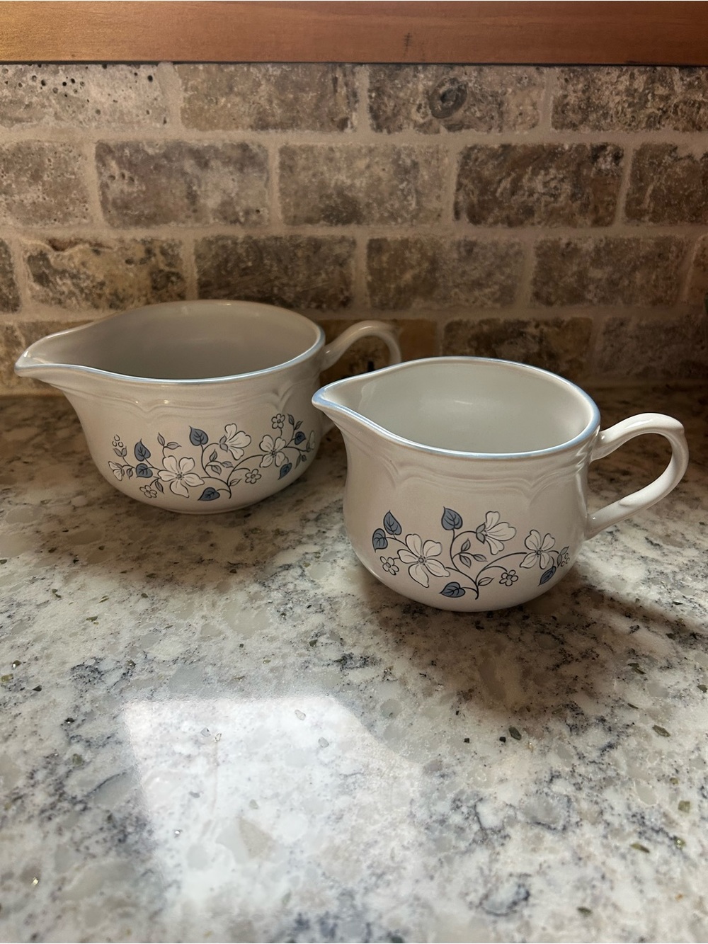 70's Cottagecore Covington Avondale Gravy Boat and Creamer